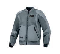 Alpinestars Flight Air Giacca tessile da motocicletta, grigio/blu, Taglia XL