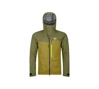 ORTOVOX 3l Ravine Shell Jacket - Uomo - Verde / Giallo - Taglia S- modello 2025