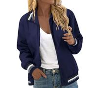 Giacca funzionale da donna per le mezze stagioni, a vento, in softshell, per escursionismo e attività all'aperto, A011 blu, XXL