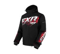 FXR Fuel 2023 Giacca per motoslitta, nero-bianco-rosso, taglia L