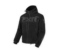 FXR Maverick 2-in-1 Giacca per motoslitta, nero-grigio, taglia 2XL