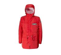 Giacca Giubotto Sci - Impermeabile - Misura L - Antipioggia E Antivento - Rosso Vivo - per Maestri Sci - Rain Jacket Lungo - Mantella - Donna Uomo - Pesca