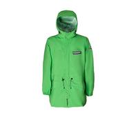Giacca Giubotto Sci - Impermeabile - Misura XL - Antipioggia E Antivento - Verde Chiaro - per Maestri Sci - Rain Jacket Lungo - Mantella - Donna Uomo - Pesca