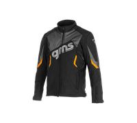 GMS Arrow Giacca Moto Softshell, nero-arancione, taglia 3XL per maschi
