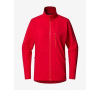 Haglofs Rosson Mid Full Zip Fleece Rosso M Donna