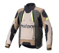 Giacca Moto Alpinestars Halo Drystar Scuro Khaki/Sabbia/Giallo FluoXXL Scuro Khaki,Sabbia,Giallo Fluo