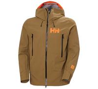 Helly-Hansen - Giacca protettiva impermeabile e traspirante - Sogn Shell 2.0 Jacket Sepia in Pelle - Taglia L - Marrone