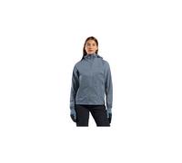 Giacca hardshell odlo essential 2 5l impermeabile grigia da donna