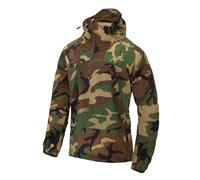 Helikon-Tex WINDRUNNER Windshirt, US Woodland Camo, Giacca antipioggia con cappuccio, Bosco degli Stati Uniti, Small