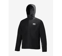 Helly Hansen Seven J, Giacca da pioggia, uomo, nero S(48) Black