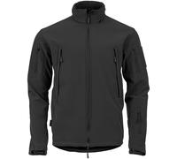 Giacca Highlander Tattico Soft Shell Uomo Caldo Cappotto Nero Impermeabile