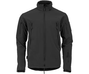 Giacca Highlander Tattico Soft Shell Uomo Caldo Cappotto Nero Impermeabile