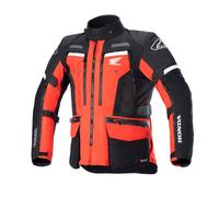 Alpinestars Honda Bogota Pro Drystar Giacca tessile impermeabile per moto, nero-rosso, taglia L per maschi