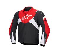 Alpinestars Honda T-Jaws V4 impermeabile Giacca tessile moto, nero-rosso, taglia 2XL per maschi
