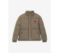 HUGO Giubbotto imbottito idrorepellente con toppa con logo - Style Balto2541, 50547887 Marrone chiaro L