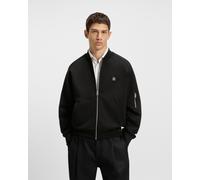 HUGO Bomber oversize in jersey di misto cotone - Style Dargenzip, 50542590 Nero M