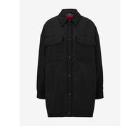 Giacca Hugo Fabrica Relaxed Fit nero rosso donna - M