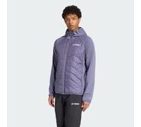 adidas Uomo Terrex Multi CLIMAWARM Insulated Hybrid Hooded Jacket, Preloved Violet, M
