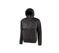 Giacca ibrida Spock- idrorepellente - taglia L - nero/giallo - U-Power