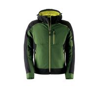 Kapriol Giacca Softshell Dynamic da lavoro idrorepellente resistente al freddo Verde/Nero L