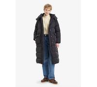 Giacca imbottita bombata lunga Western Nero / Caviar levi > clothing > women > outerwear