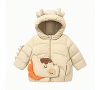 Giacca imbottita con cappuccio per bambini maschi, per il Capodanno cinese, facile da curare, abbigliamento esterno per il Capodanno Festeggia l'Anno del Cavallo 2026 in un ambiente accogliente e fest