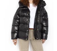 Giacca imbottita oversize con zip, SCHOTT Nero L/XL Tinta unita