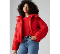 Giacca imbottita Western corta bombata Rosso / Flame Scarlet levi > clothing > women