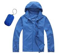 Giacca Impermea da Uomo, Giubbotto Primaverile Uomo, Cappotto Antipioggia Leggero Giacca a Guscio Traspirante E Antivento per Viaggiare Softshell All'aperto Giacca Antivento Giacca da Trekking