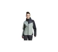 Giacca impermeabile adidas terrex 2 5 layer multi rain rdy green black donna