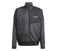 ADIDAS Trail Wind Jacket - Uomo - Grigio / Nero - Taglia S- modello 2024