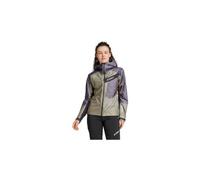 Giacca impermeabile adidas terrex techrock light gtx active khaki violet donna