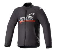 Giacca impermeabile Alpinestars SMX nero / grigio scuro / rosso chiaro