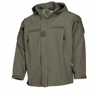 GIACCA IMPERMEABILE ANTIVENTO E TRASPIRANTE SOFTSHELL BY MFH VERDE