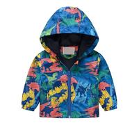Giacca Impermeabile Bambina Ragazza Antipioggia Cappotto con Cappuccio e Zip Bambini Leggero Apertura Antivento Giacche a Vento Autunno Giacca da Trekking Softshell Giubbino Primavera 1-6 Anni