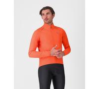 Giacca impermeabile Castelli Emergency 3 arancione brillante - S