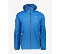 Giacca impermeabile CMP Fix Hood Rain azzurro - XXL