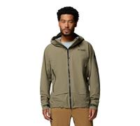 Columbia - Giacca da trekking impermeabile e antivento in OMNI-TECH™ PRO - Saudan Pro 3L Shell Stone Green per Uomo in Nylon - Taglia M - Verde