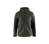 Giacca impermeabile con cappuccio Blaklader Vert L