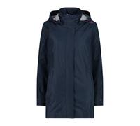 Giacca impermeabile con cappuccio e bottoni a pressione da donna CMP Bleu M