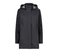 Giacca impermeabile con cappuccio e bottoni a pressione da donna CMP Gris 3XL