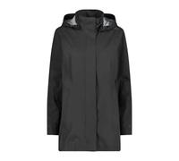 Giacca impermeabile con cappuccio e bottoni a pressione da donna CMP Noir XL