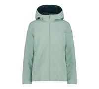 Giacca impermeabile con cappuccio reversibile zip per donna CMP Vert XL