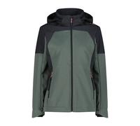 Giacca impermeabile con cappuccio ricamata donna CMP Vert L