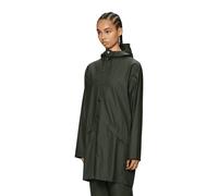 Giacca impermeabile con cappuccio unisex LONG JACKET Verde XS Tinta unita
