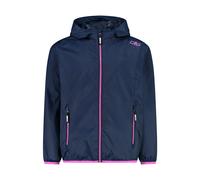 CMP - Girl's Packable Jacket Rain Fix Hood - Giacca antipioggia 164 blu