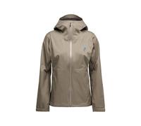 Black Diamond Fineline Stretch Shell Jacket Beige M Donna