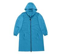 Giacca impermeabile da donna, con cappuccio, giacca sportiva da donna, con tasca, cappotto leggero, giacche comode per alpinismo, cappotti a vento, giacca alla moda, felpa con zip, Blu cielo., XXXL