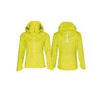 Giacca impermeabile da donna con riflettori basil skane hivis bluesign