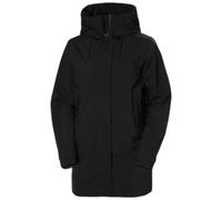 Helly Hansen W Victoria Mid Length Raincoat Black Womens XL